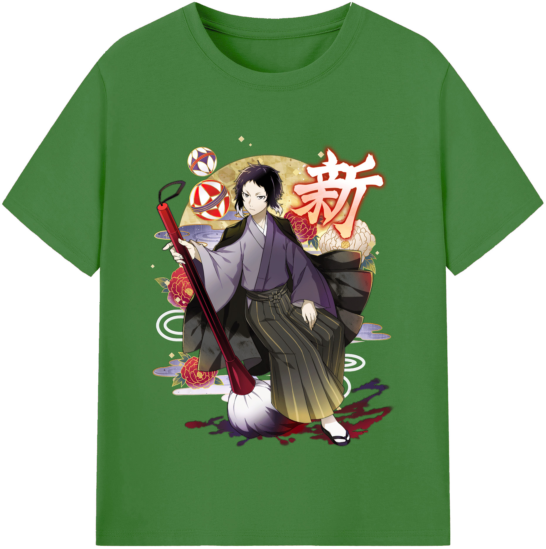 （画像用） 文豪ストレイドッグス Bungo Stray Dogs レディースカジュアルプリントTシャツ（綿100％）